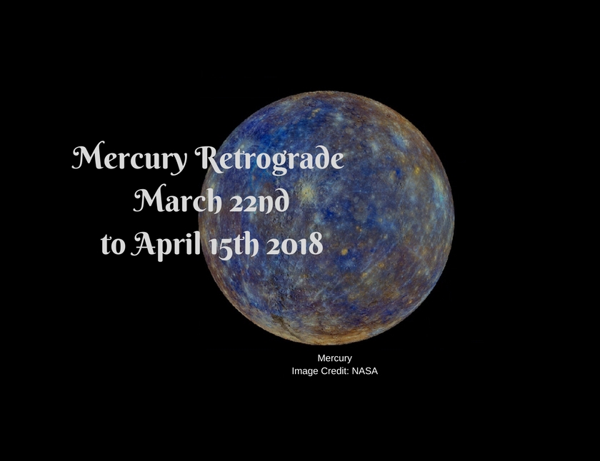 COMING UP! Mercury Retrograde from March 22nd until April